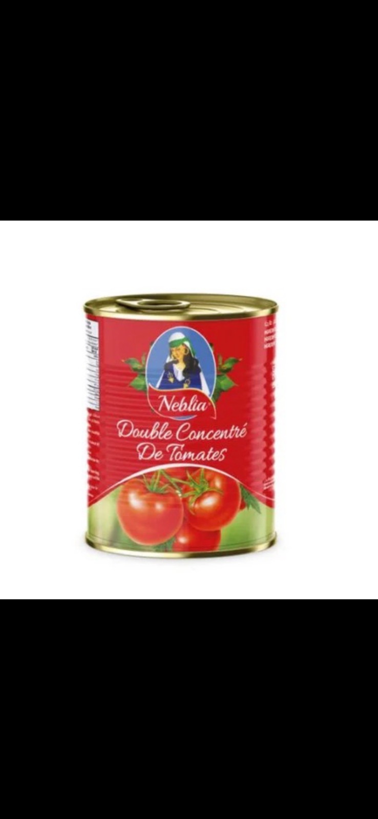 Tomate double concentré 400g Nabila