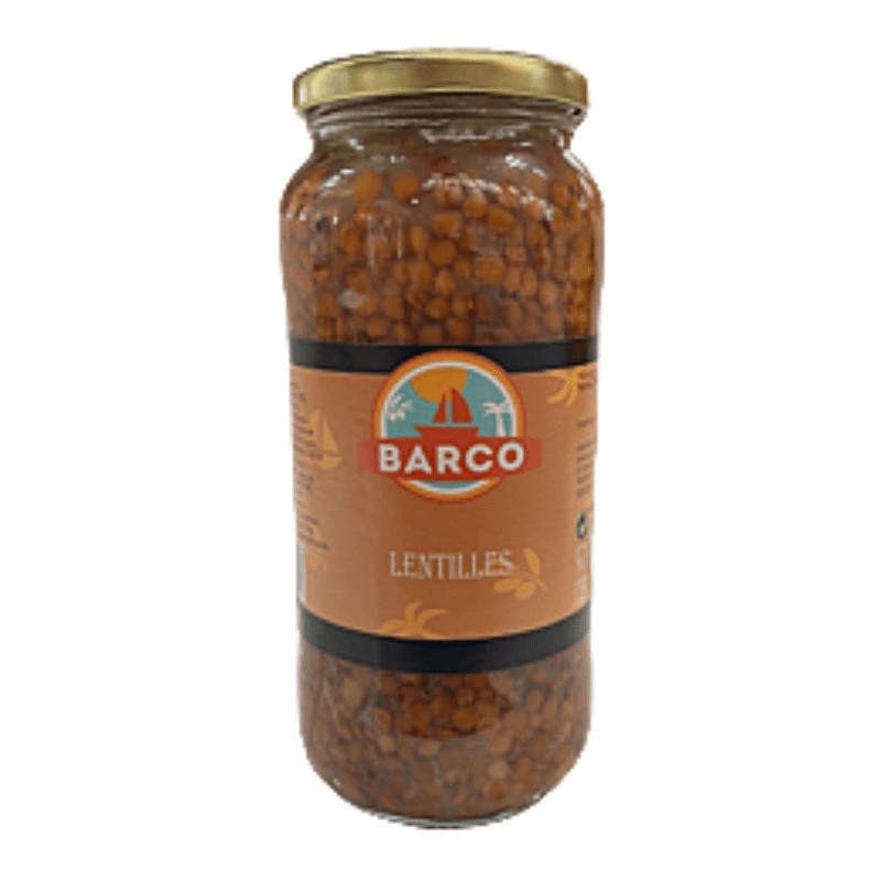 Lentilles bocal 580g